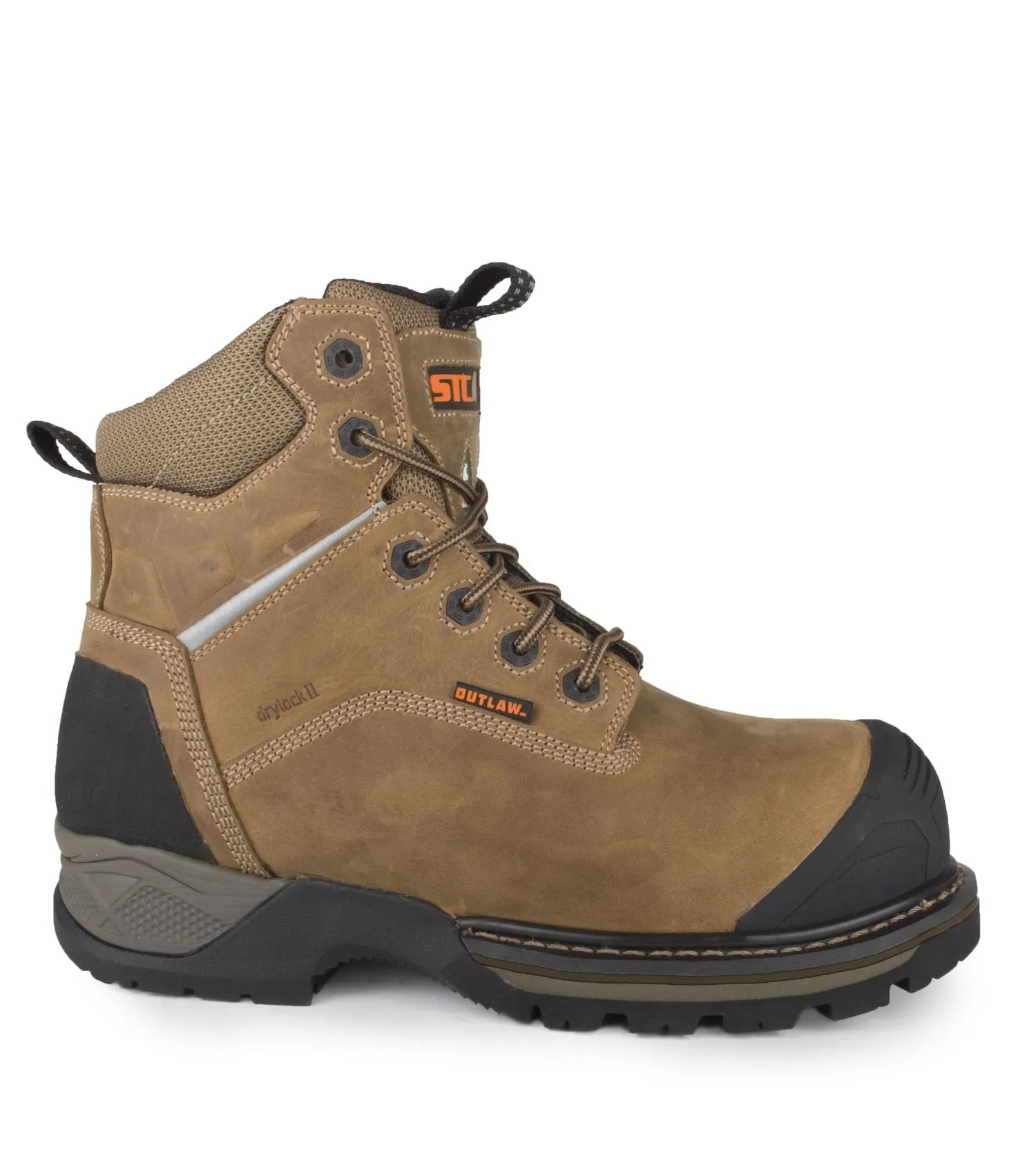 Bottes de travail 6'' Outlaw avec 200g d'isolation Thinsulate - STC