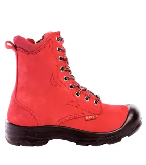 Bottes de travail 8'' S558 rouge, femme - Pilote & Filles