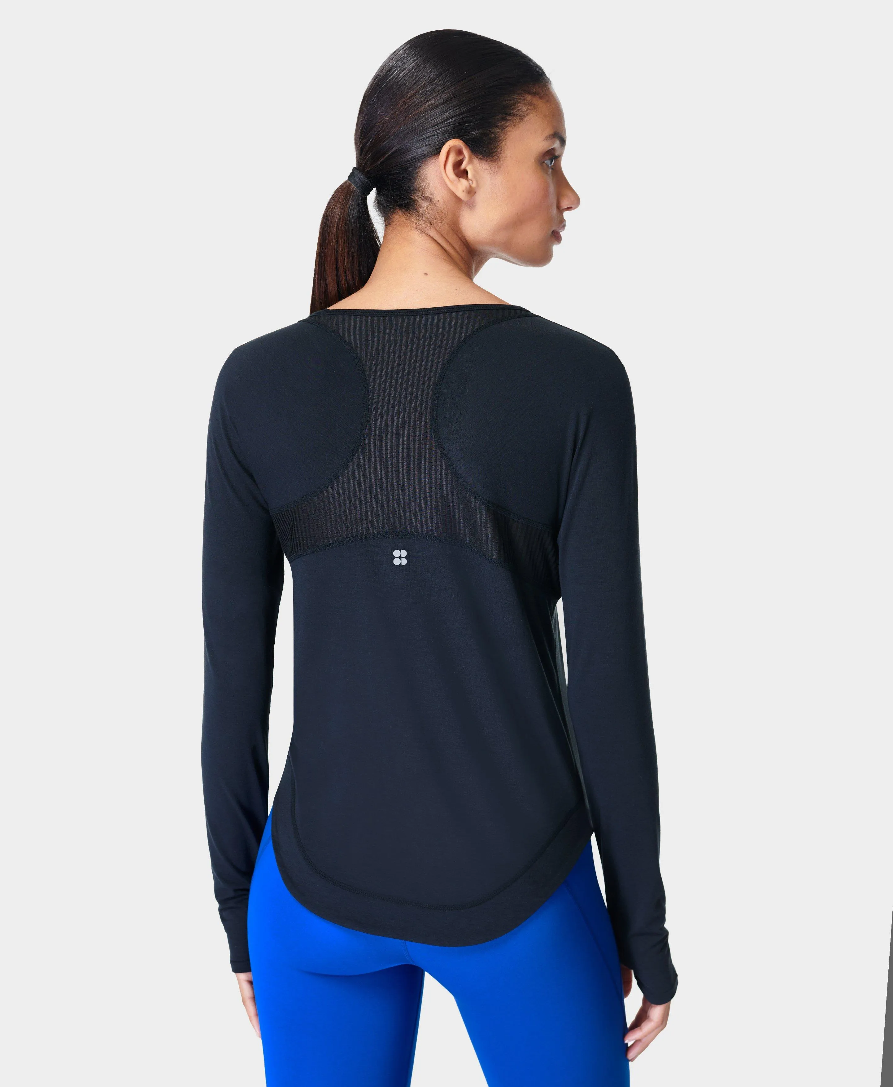 Breathe Easy Long Sleeve Top Sb9122 Black