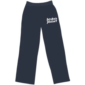 Broken Planet Market Straight Leg Sweatpants Outer Space Blue