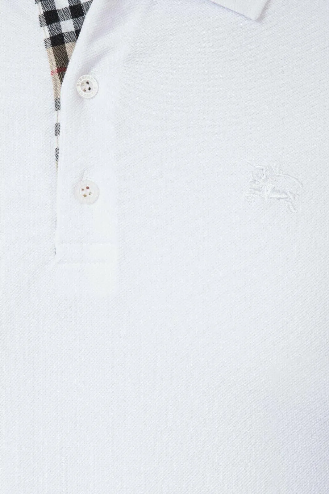 Burberry Polo Shirt In White