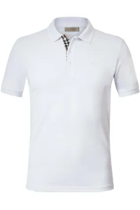 Burberry Polo Shirt In White