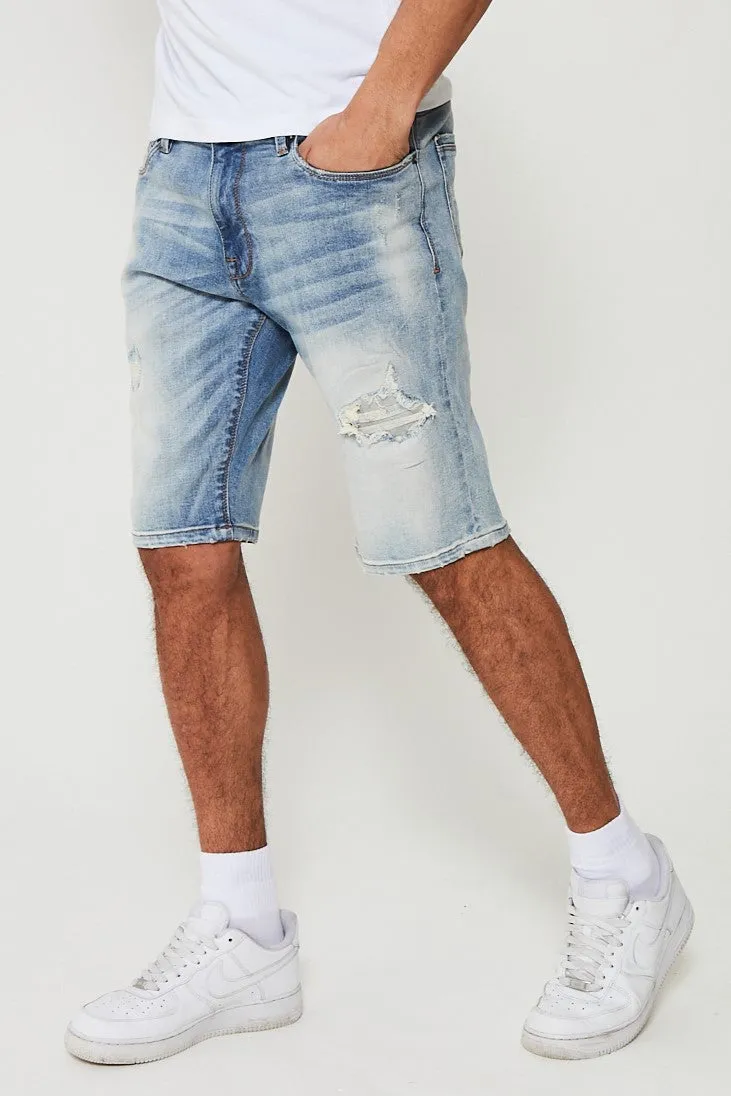 Camdale Denim Short - Ice Blue