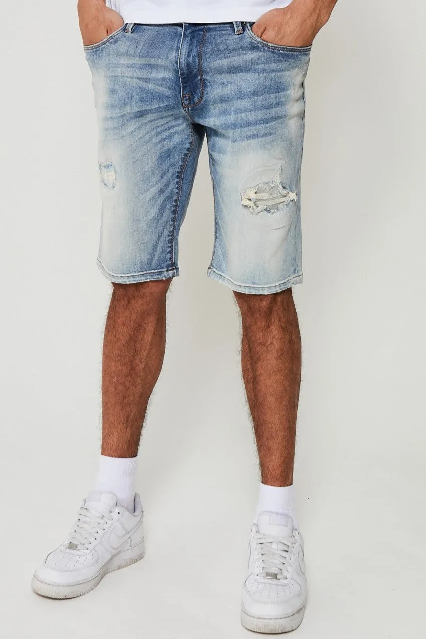 Camdale Denim Short - Ice Blue