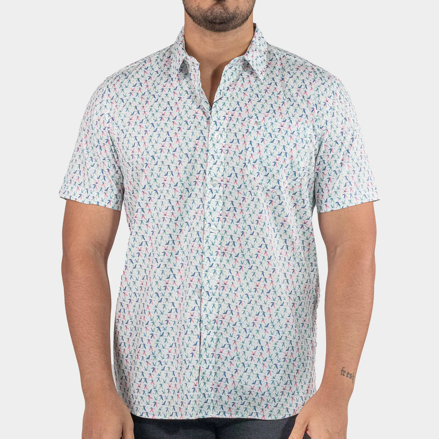 Camisa Casual Manga Larga Para Hombre