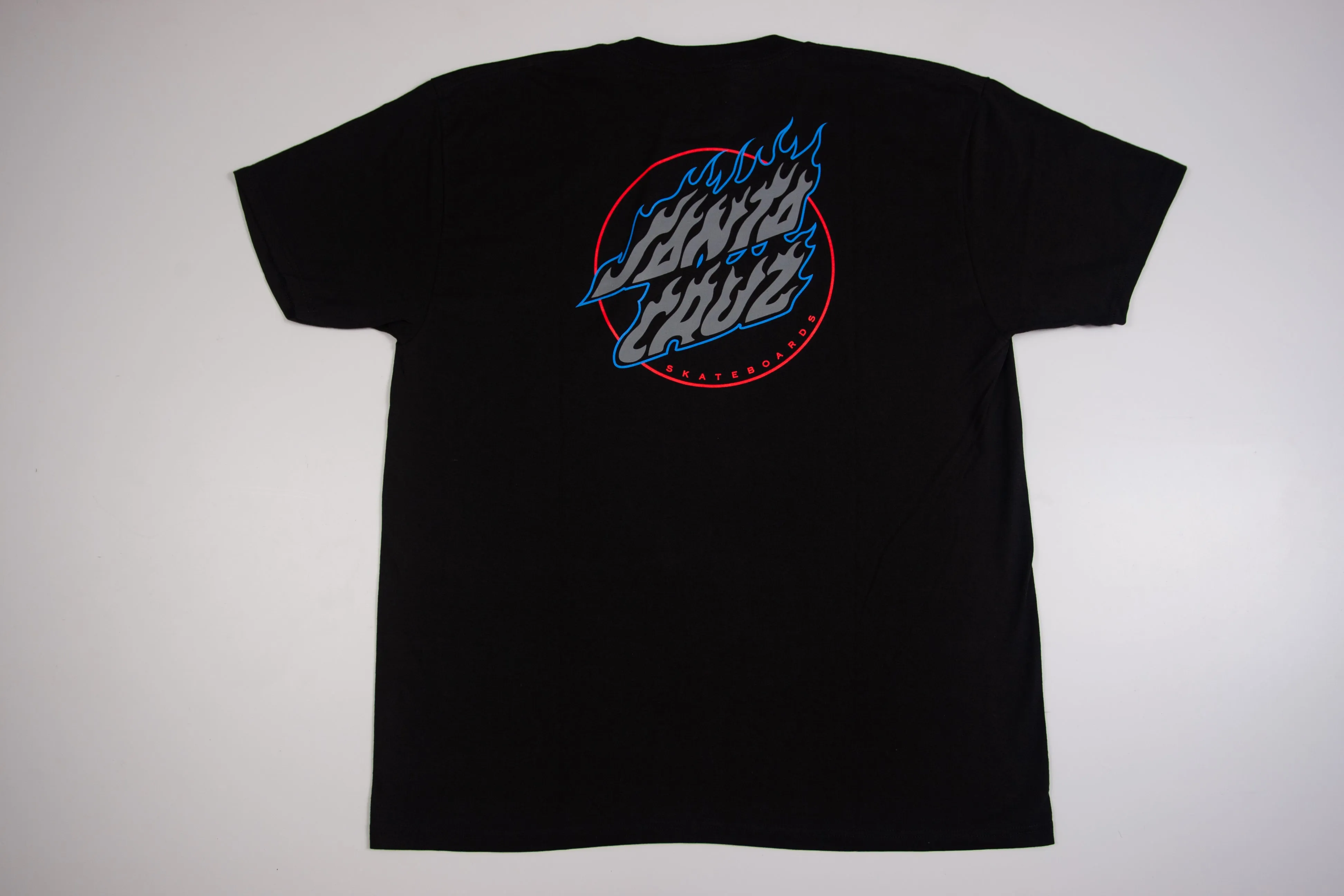 Camiseta Santa Cruz Absent Flame Dot Preto