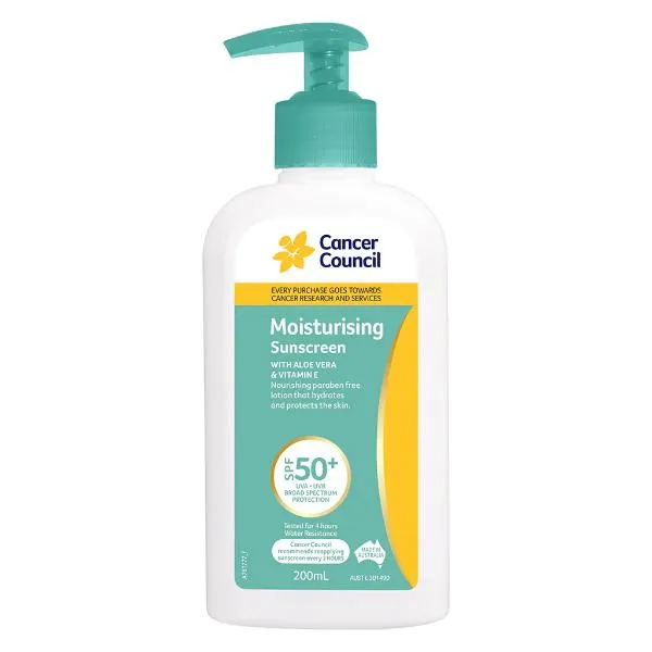 CANCER COUNCIL - Moisturising Sunscreen SPF50 