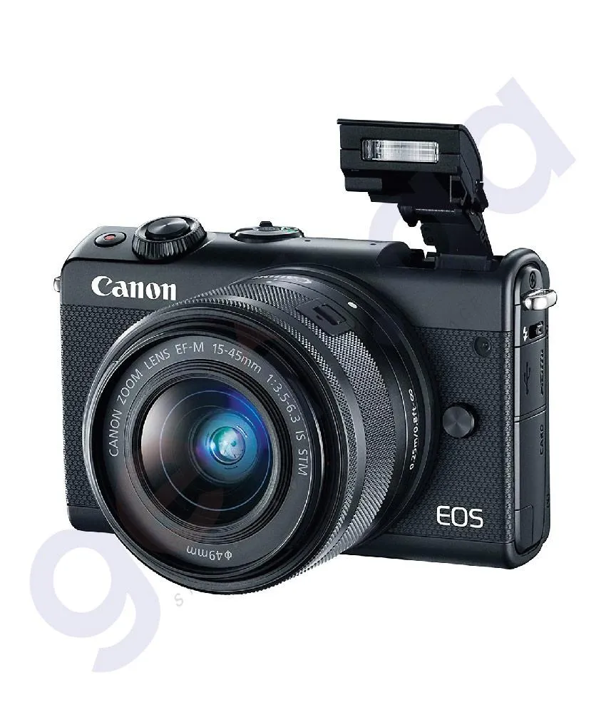 CANON DSLR EOS M100 M15-45MM LENS BLACK