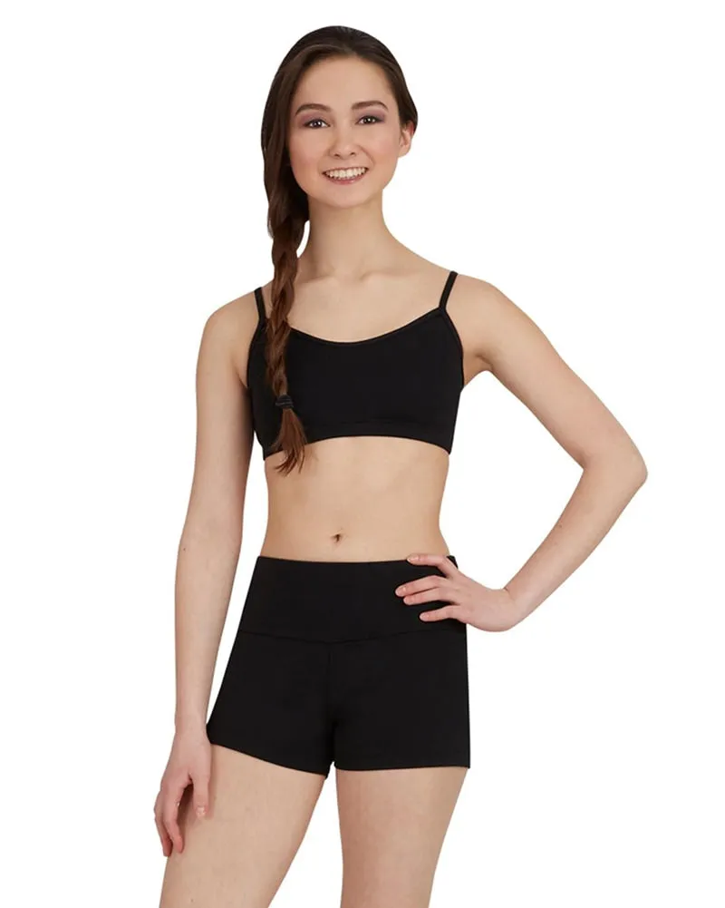 Capezio Team Basic Wide Waistband Gusset Dance Shorts - TB130 Womens