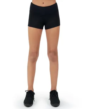 Capezio Team Basic Wide Waistband Gusset Dance Shorts - TB130 Womens