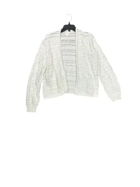 Cardigan By Cyrus Knits In White, Size: Xl