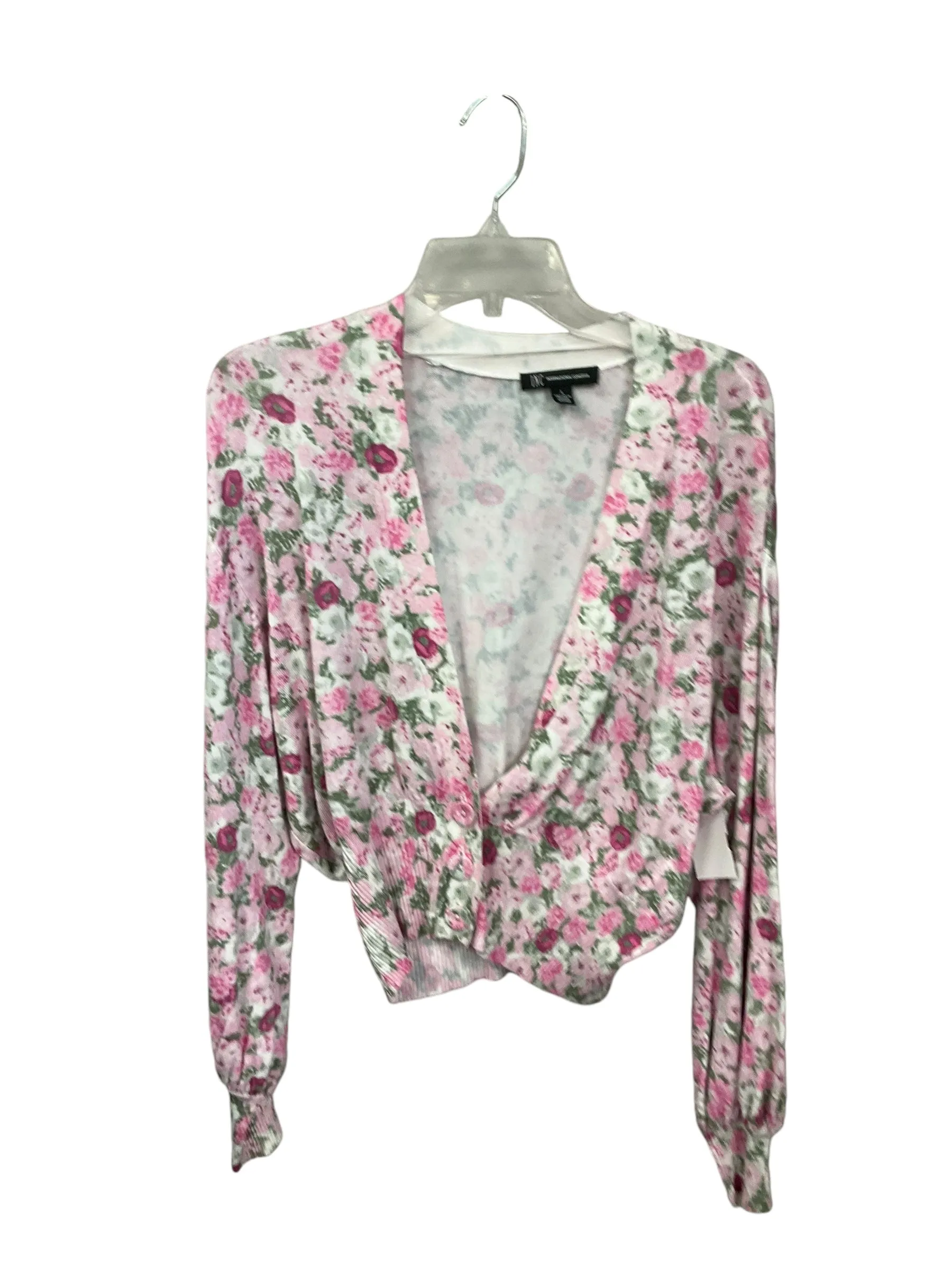 Cardigan By Inc In Floral Print, Size: 0