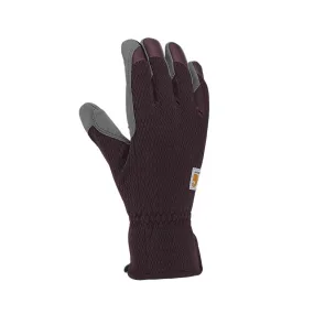 Carhartt Women's High Dexterity Padded Palm Touch Sensitive Long Cuff Glove GD0795W