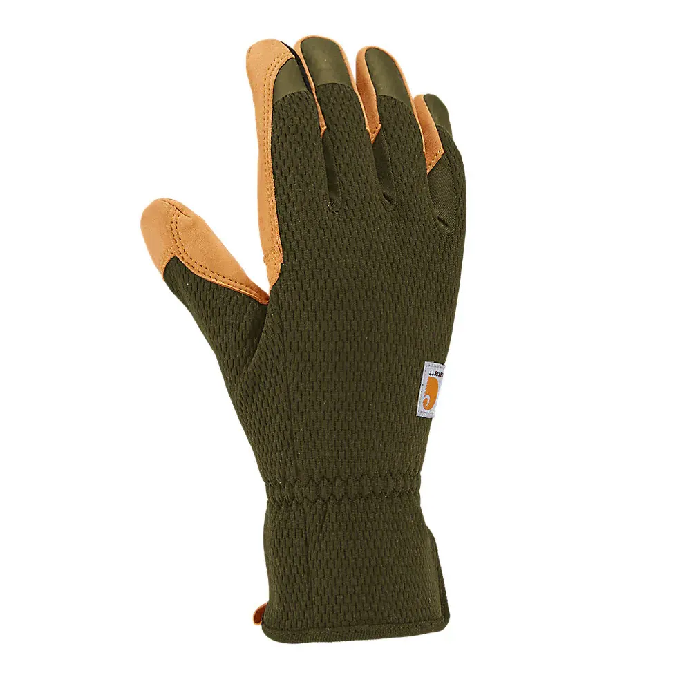 Carhartt Women's High Dexterity Padded Palm Touch Sensitive Long Cuff Glove GD0795W