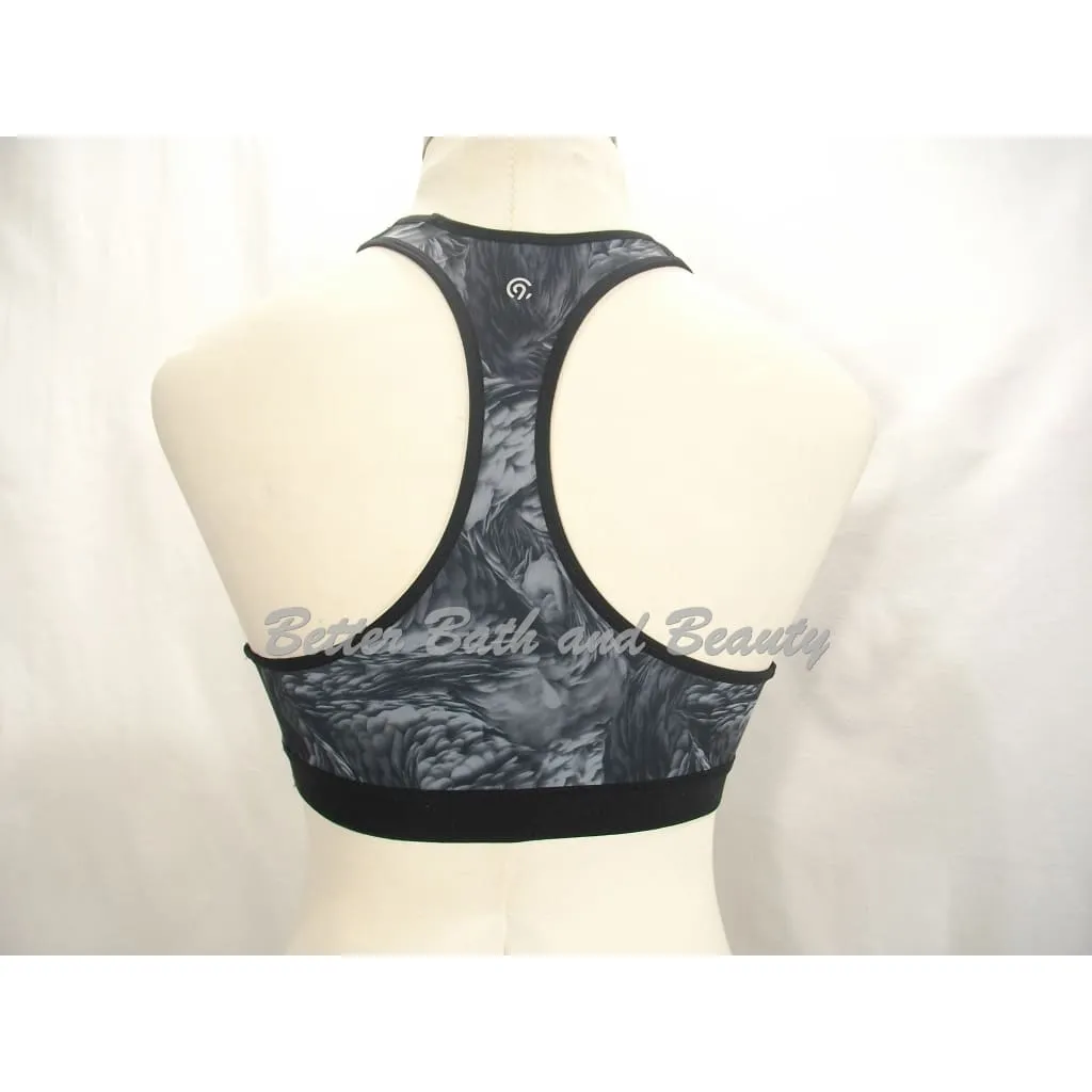 Champion C9 N9649 Power Core Wire Free Sports Bra XS X-SMALL Gray Feathers Swirl