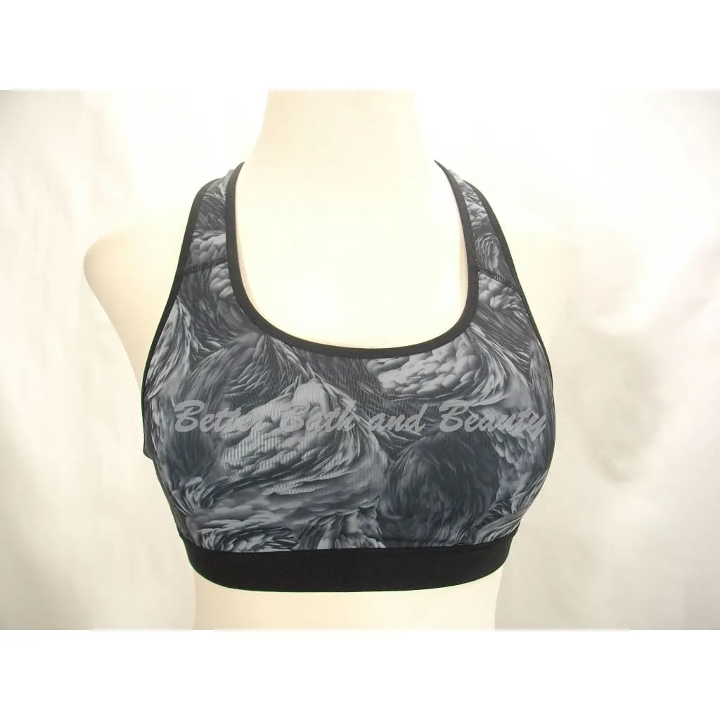 Champion C9 N9649 Power Core Wire Free Sports Bra XS X-SMALL Gray Feathers Swirl