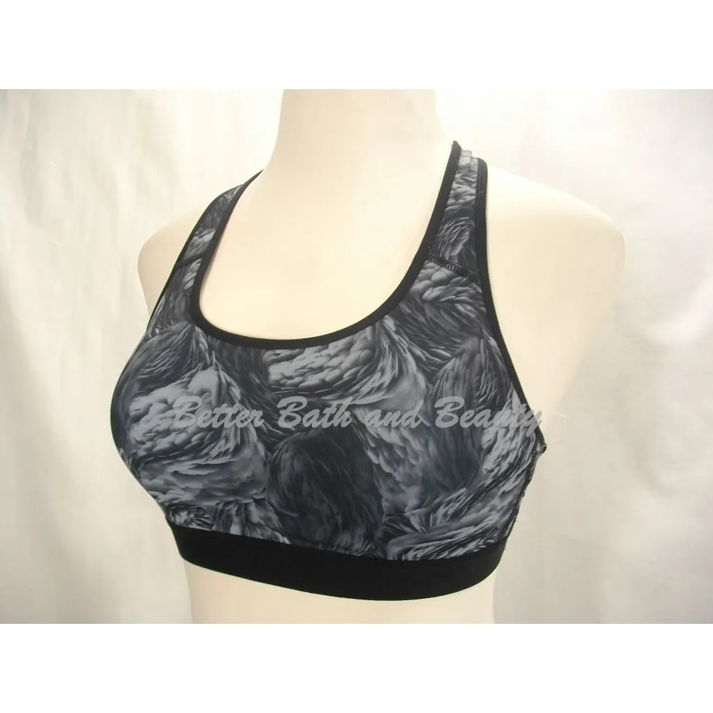 Champion C9 N9649 Power Core Wire Free Sports Bra XS X-SMALL Gray Feathers Swirl