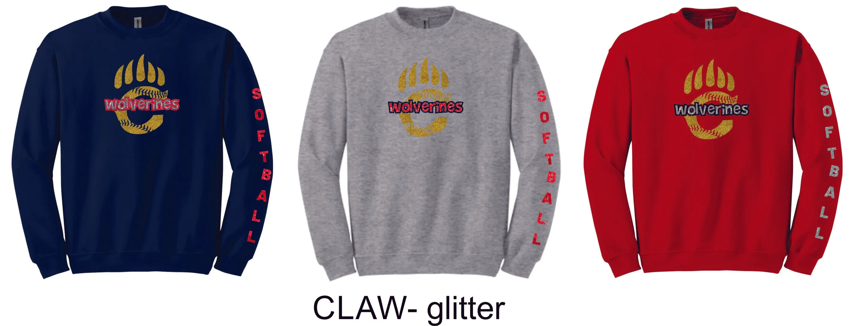 Chap Softball Crewneck Sweatshirt- 6 design options