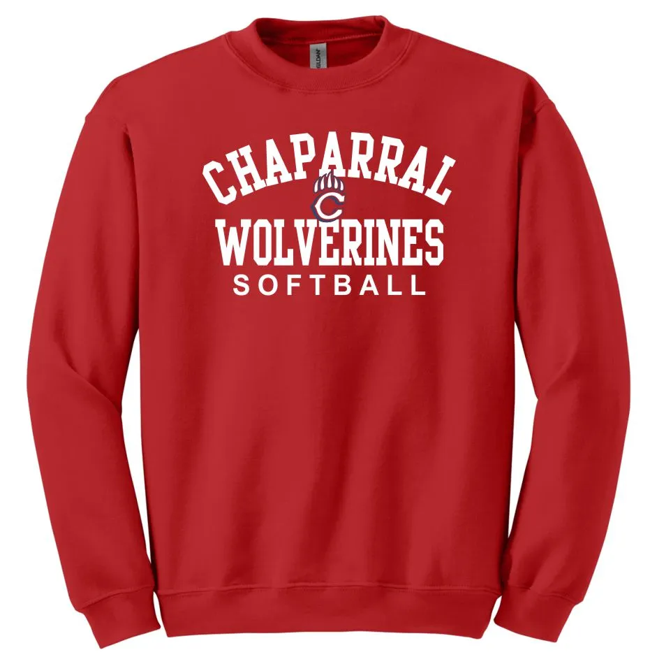 Chap Softball Crewneck Sweatshirt- 6 design options