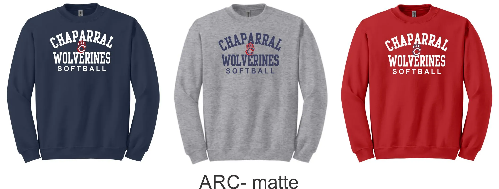 Chap Softball Crewneck Sweatshirt- 6 design options