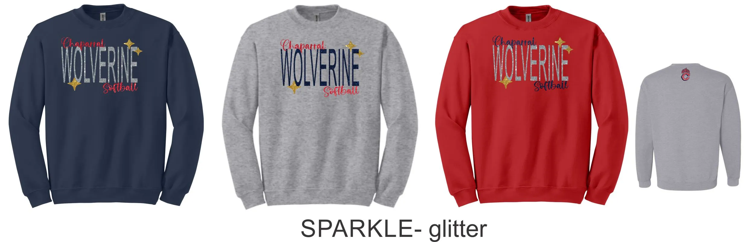 Chap Softball Crewneck Sweatshirt- 6 design options