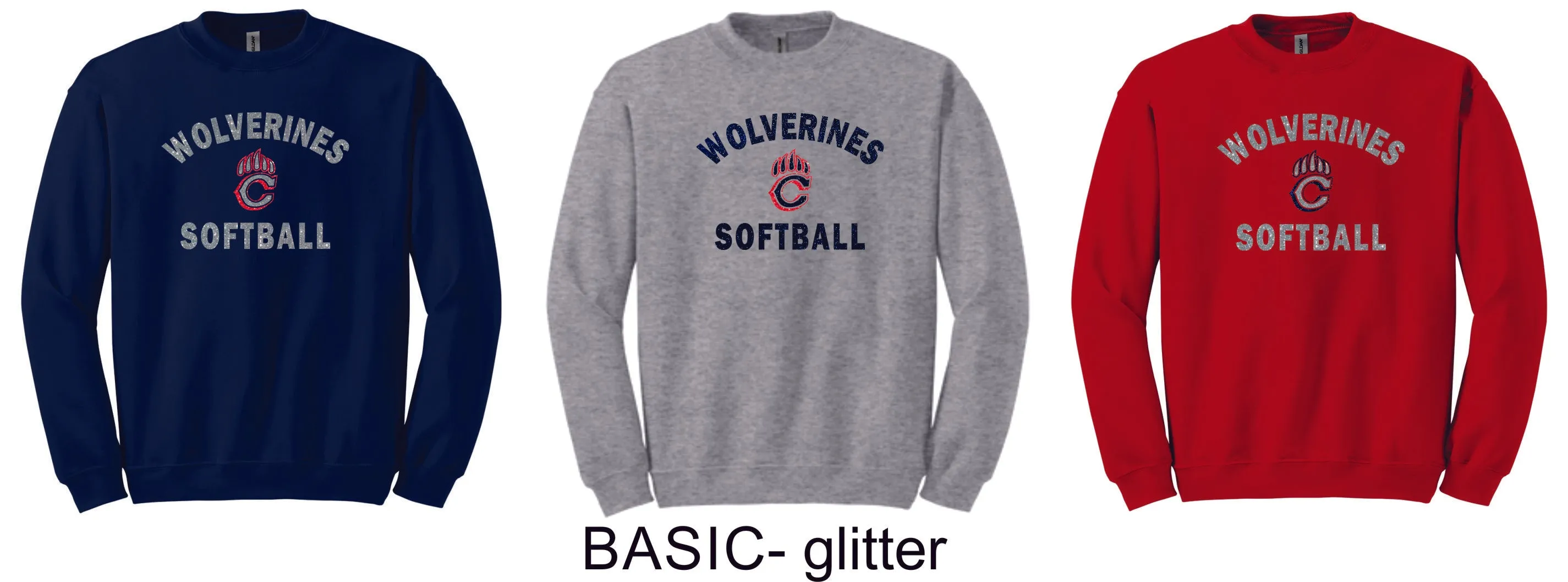 Chap Softball Crewneck Sweatshirt- 6 design options