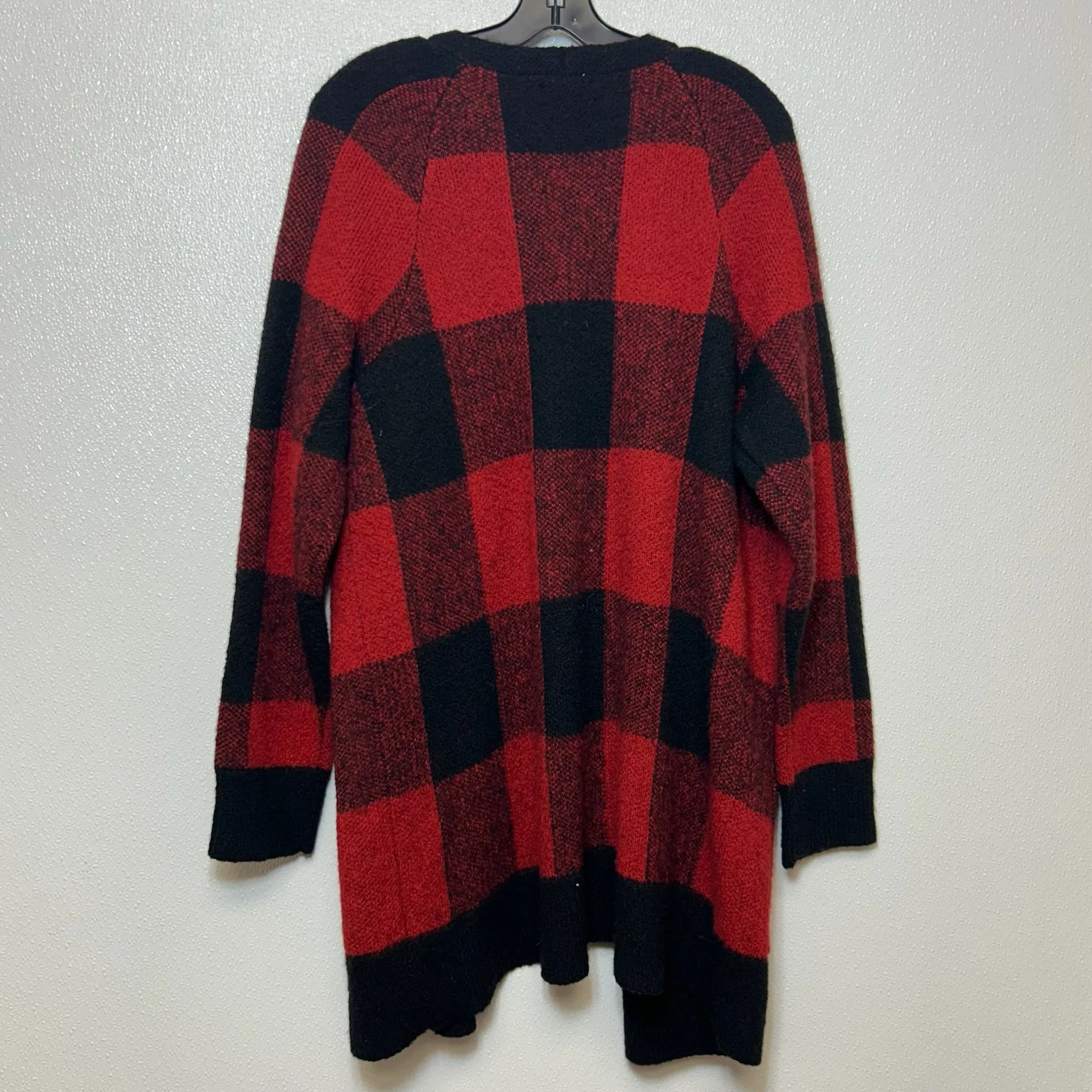 Checked Cardigan Lucky Brand O, Size L