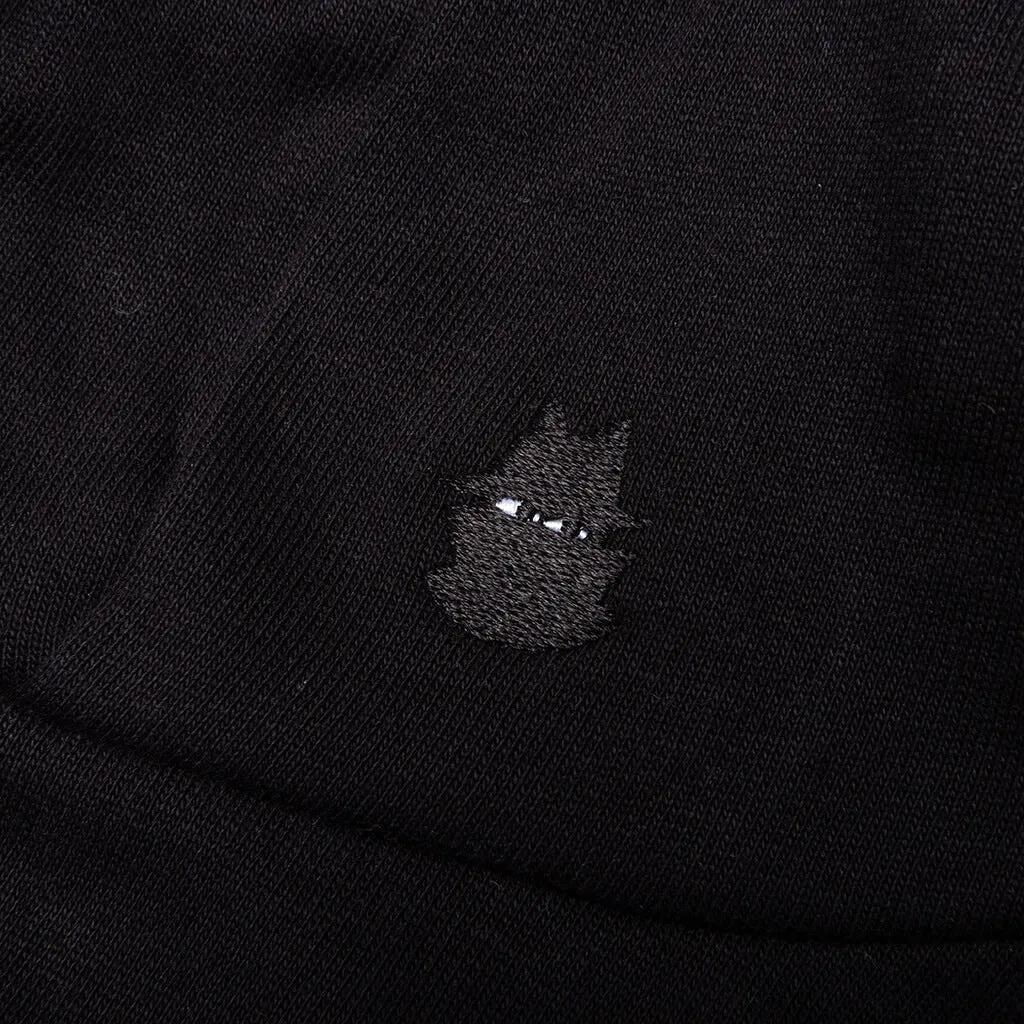 Chenile Hoodie - Black