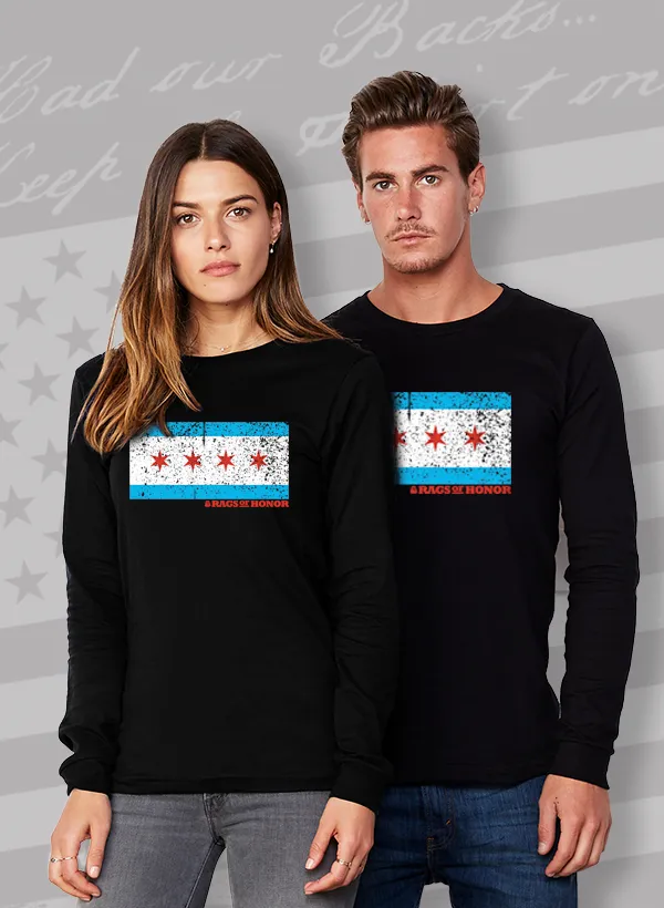 Chicago Flag Unisex Crewneck Sweatshirt