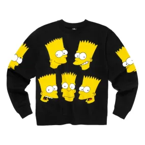 CHINA TOWN MARKET CLASSIC BART CREWNECK SWEATSHIRT-BLACK