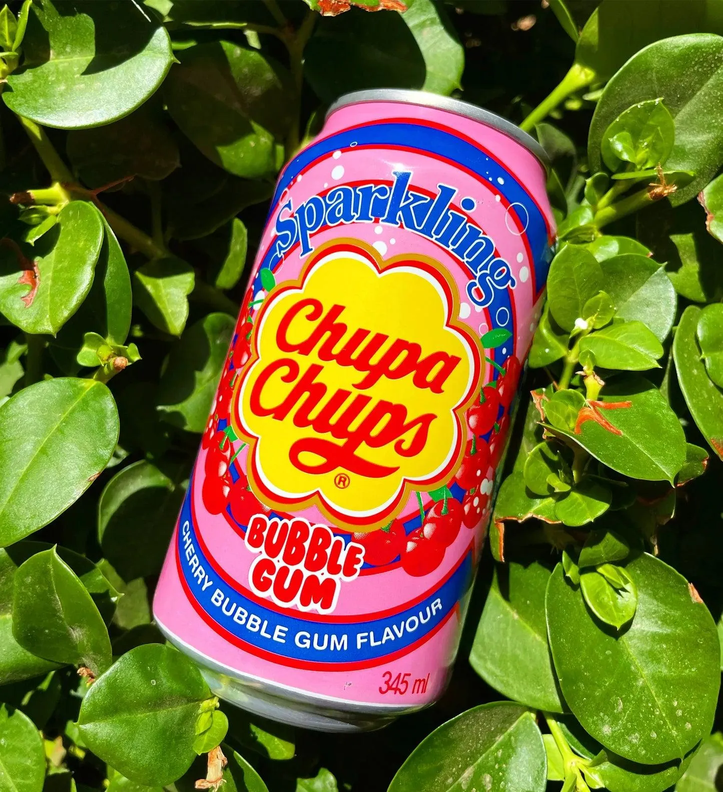 Chupa Chups Cherry Bubble Gum Sparkling Flavour