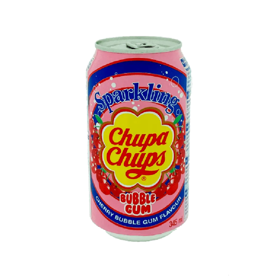 Chupa Chups Cherry Bubble Gum Sparkling Flavour