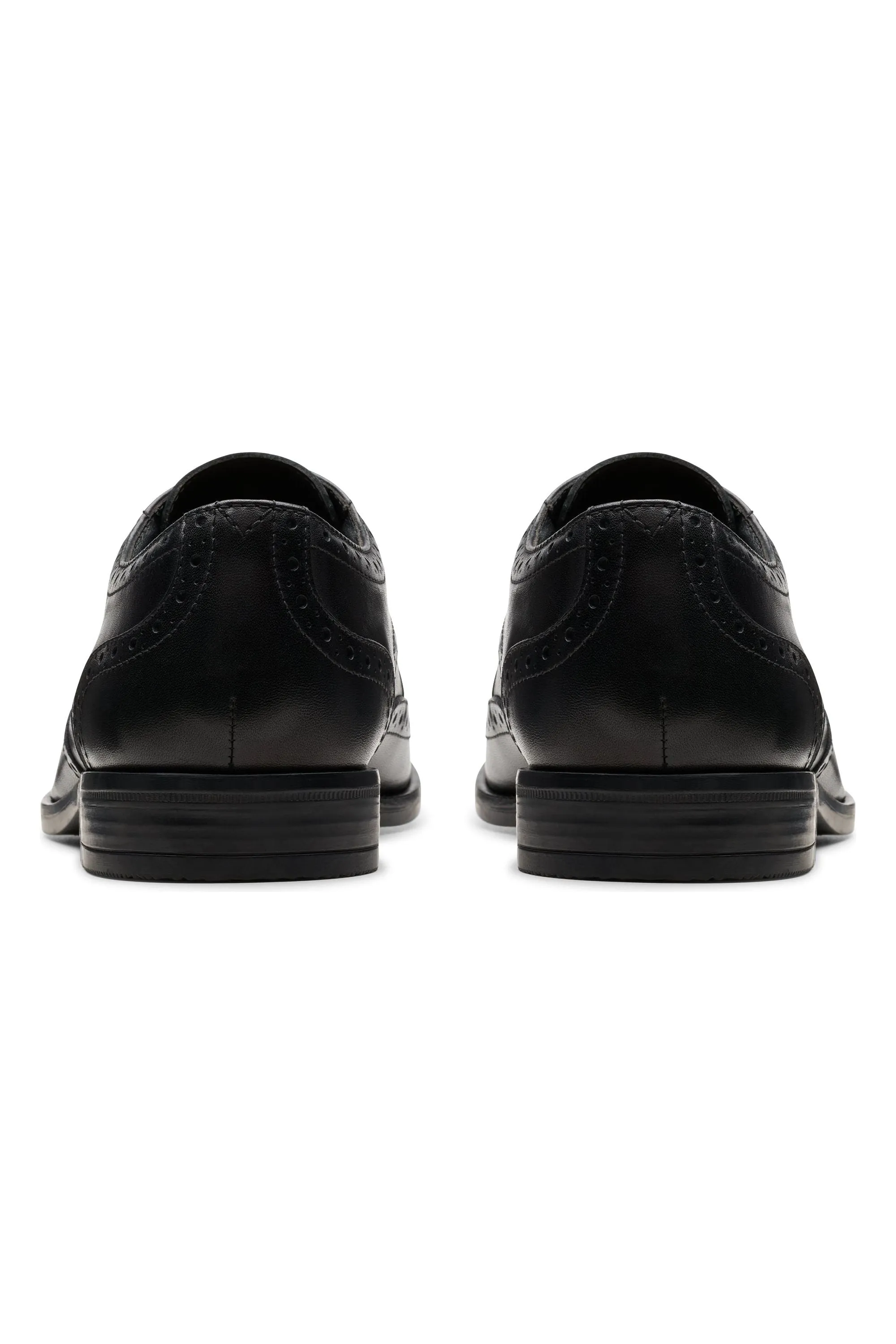 Clarks Brandon Limit in Black Leather