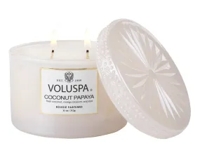 Coconut Papaya Maison Glass Candle