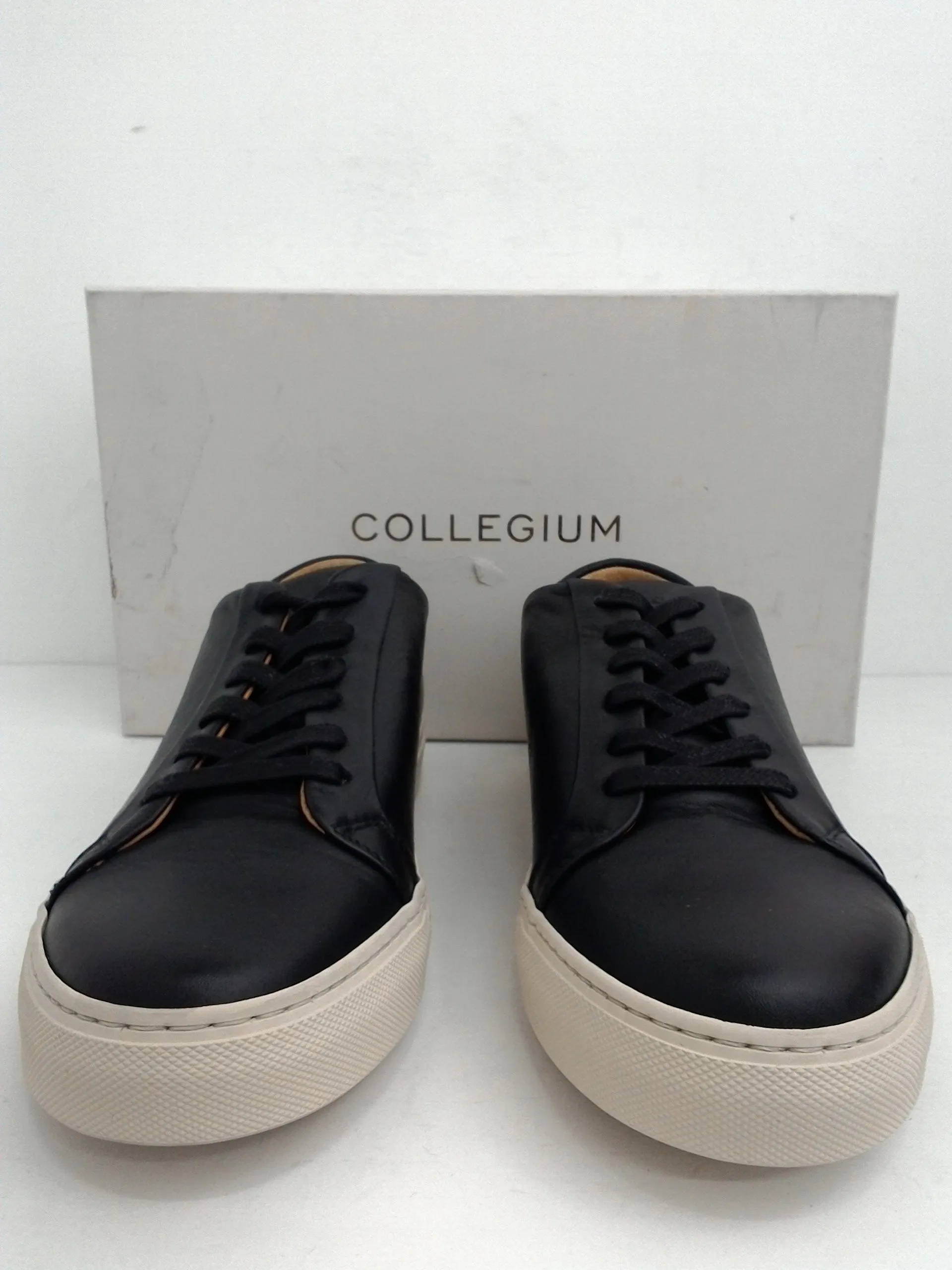 Collegium Men's Classic Pillar Leather Low-Top Sneakers Size 10.5 M