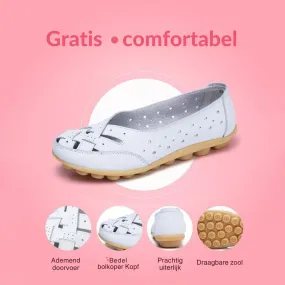 Comfortabele en zachte dames leren schoenen