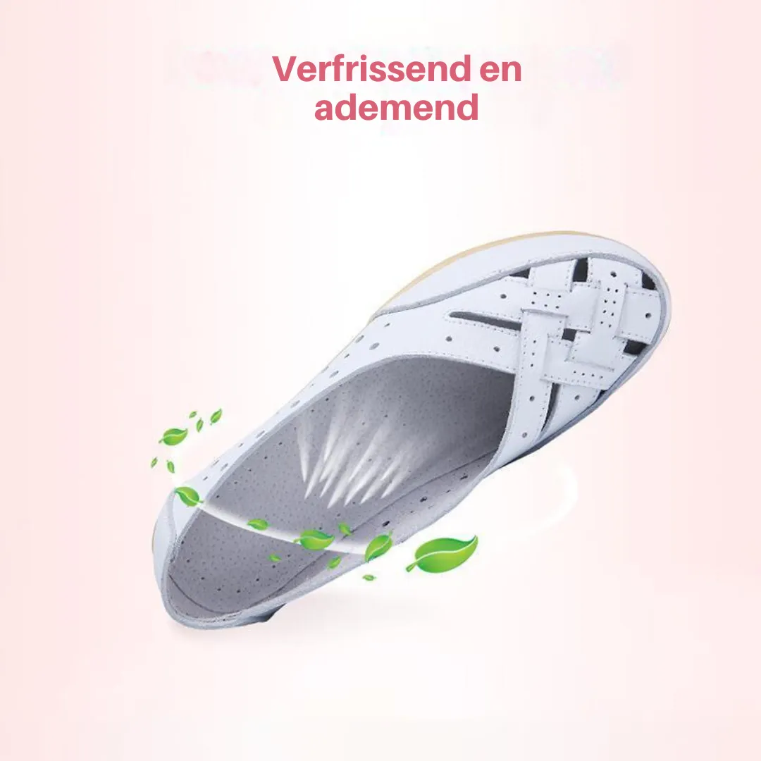 Comfortabele en zachte dames leren schoenen