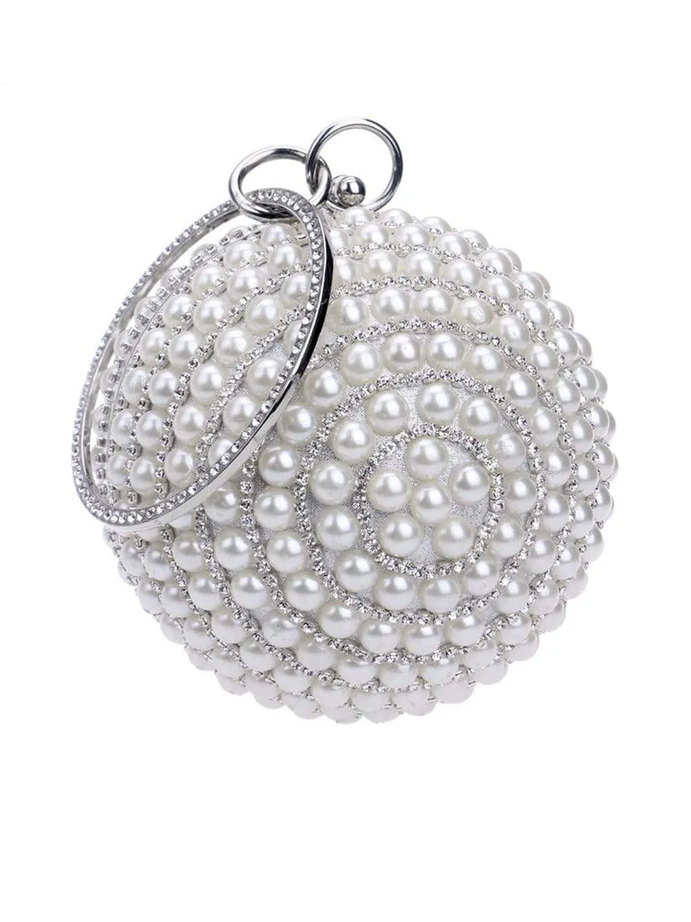 Costume-Pearl Beaded Clutch