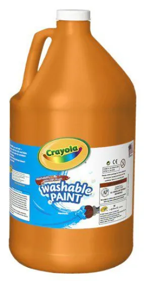 Crayola Washable Paint Gallon Orange