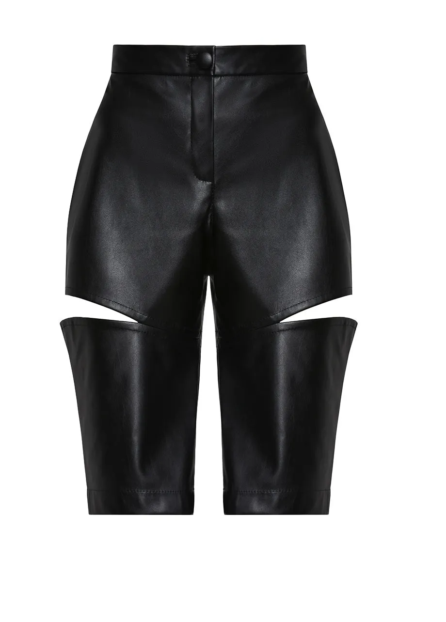 CUIR NOIR COOL SHORTS