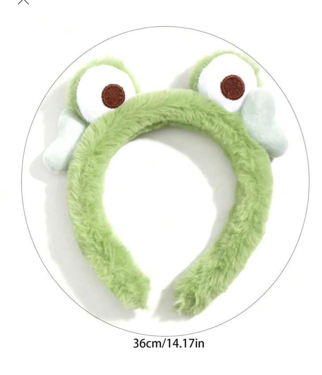 Cute Frog Spa Headband N Headwrap , Cute Creative Frog Eyes Hairband for Makeup Washing Face, Cartoon Animal Frog Headband for Women Girls