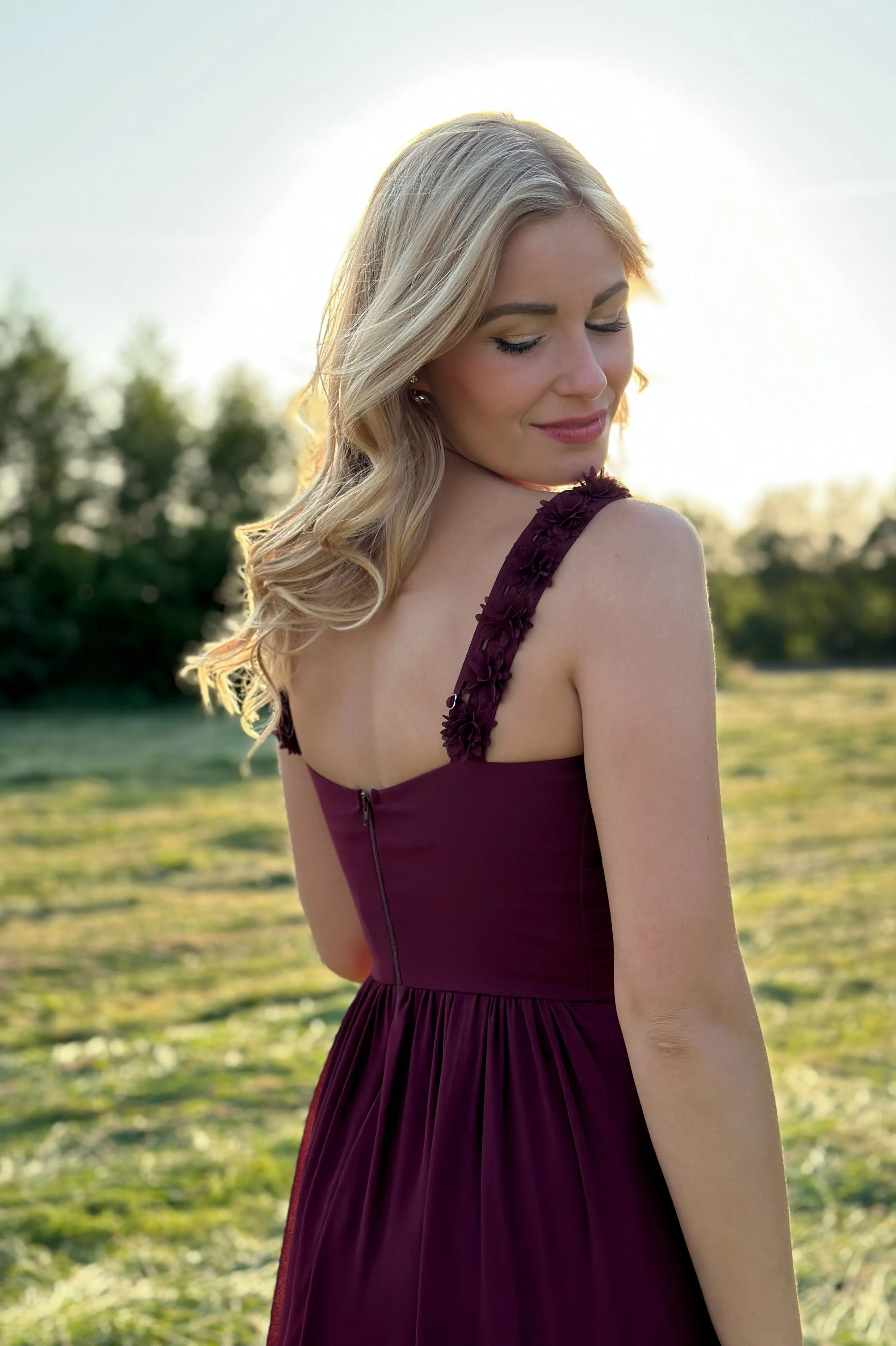 Daisy Dress - Bordeaux