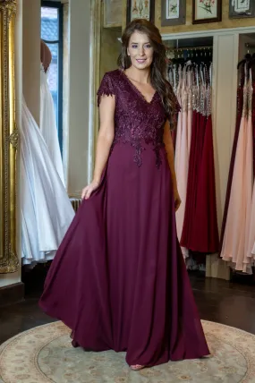 Dancing Queen Dress - Bordeaux