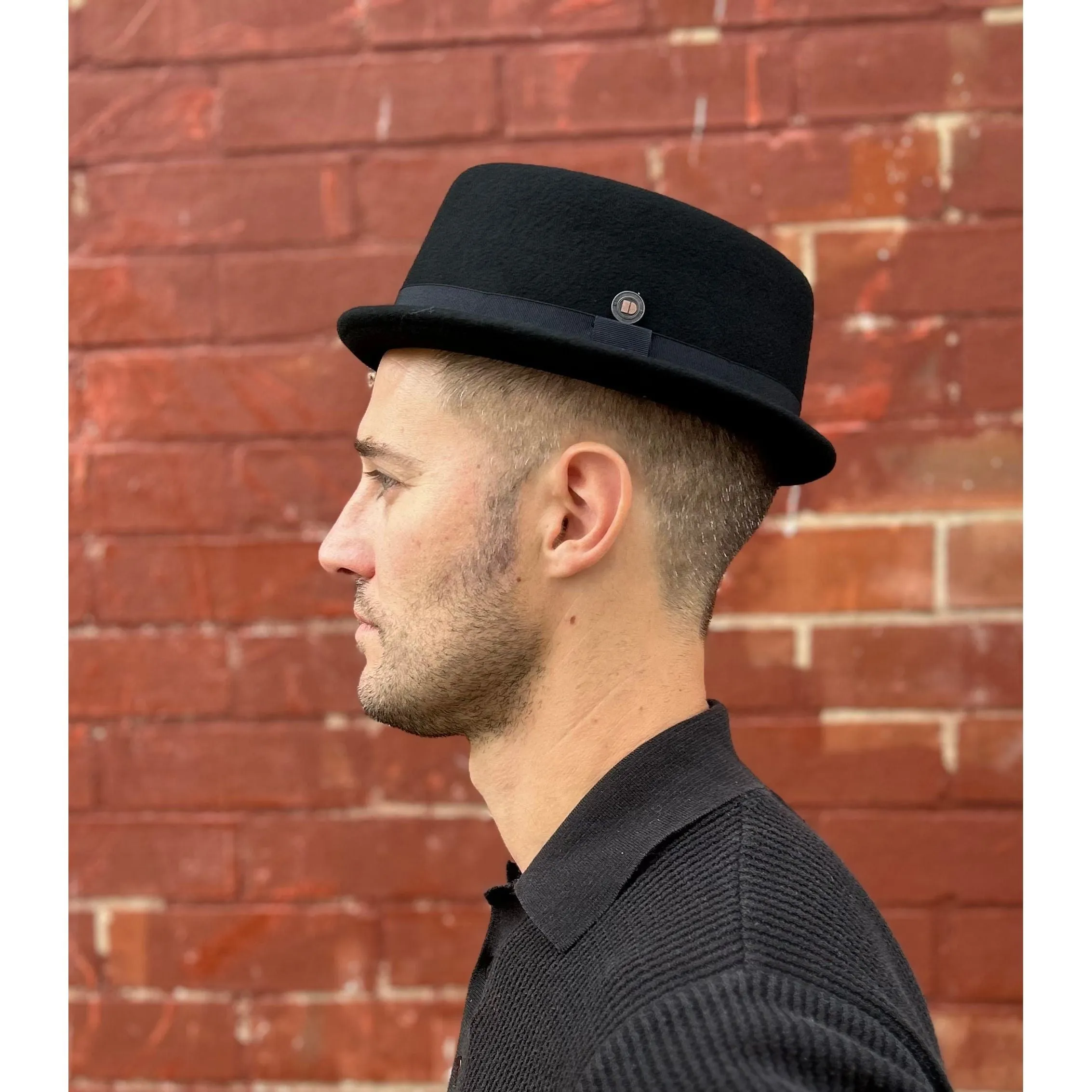 Dasmarca - Jack Wool Pork Pie Black - Hat