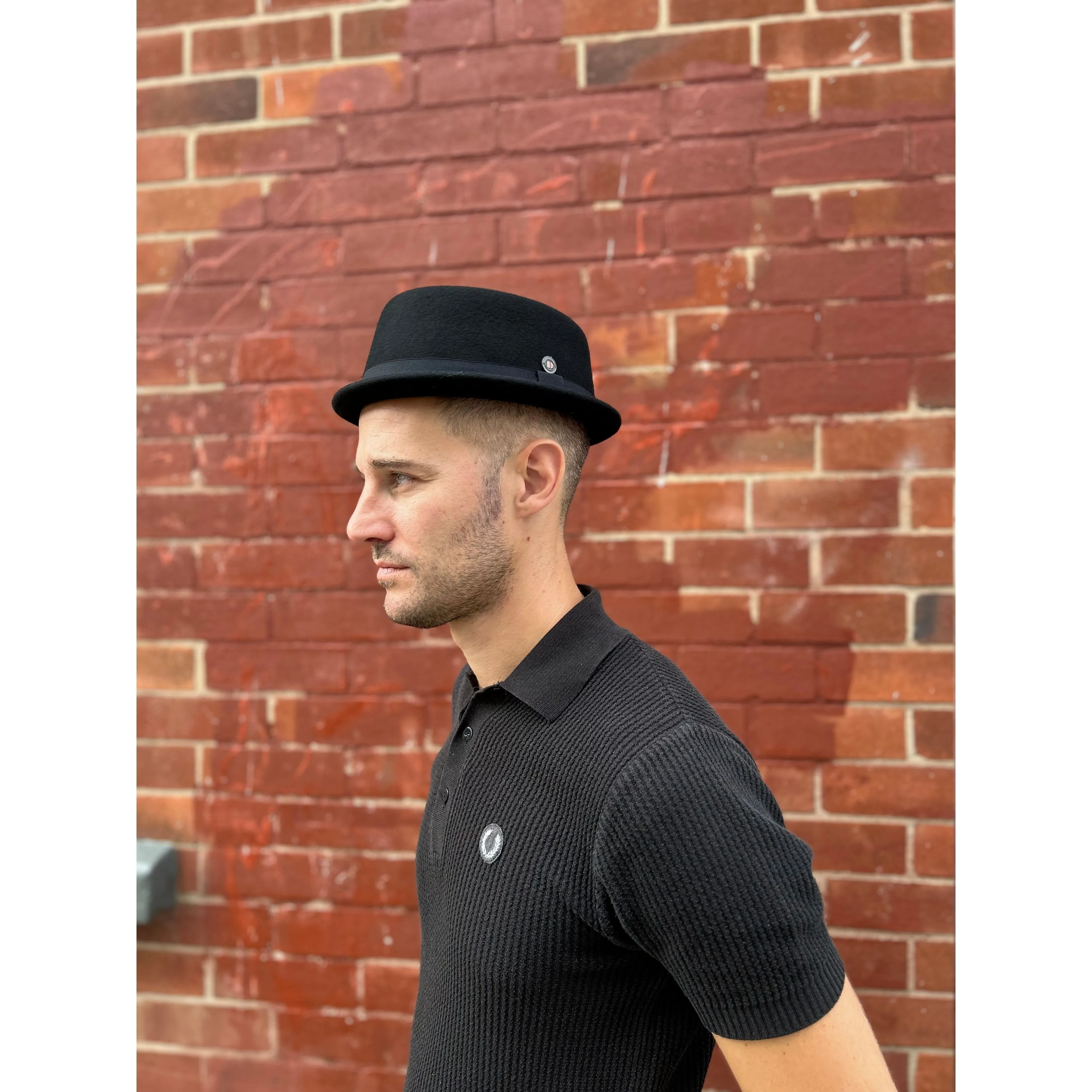 Dasmarca - Jack Wool Pork Pie Black - Hat