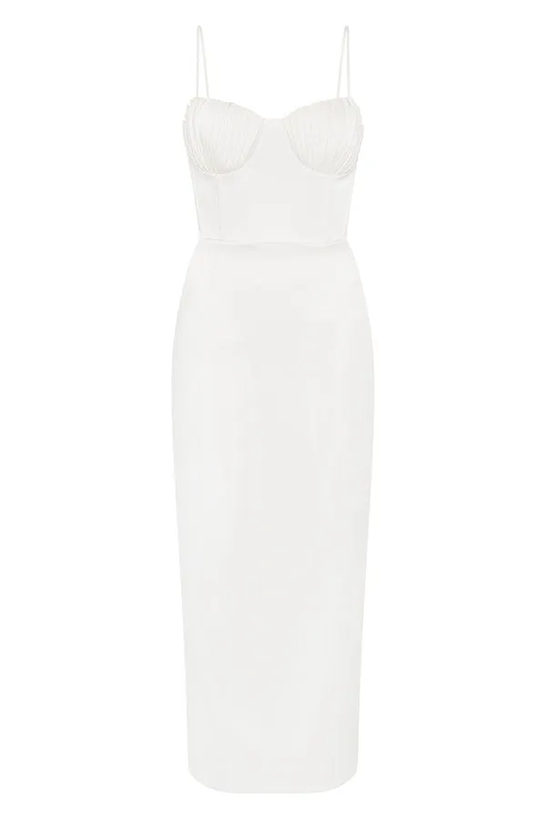 Delaney Midi Dress Ivory