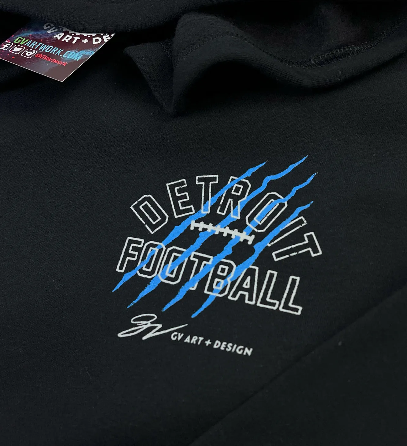 Detroit Football Mane Attraction Hooded Sweatshirt