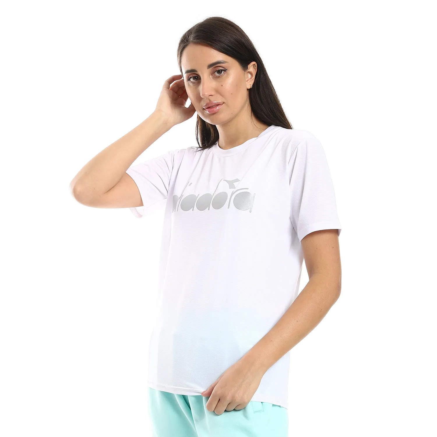 Diadora Women Printed Sport T-Shirt