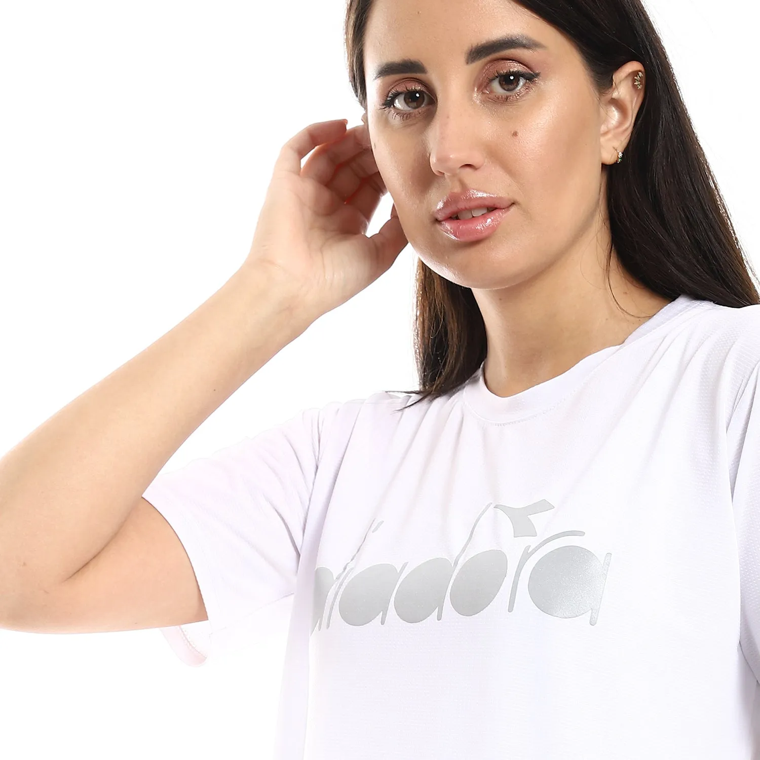 Diadora Women Printed Sport T-Shirt