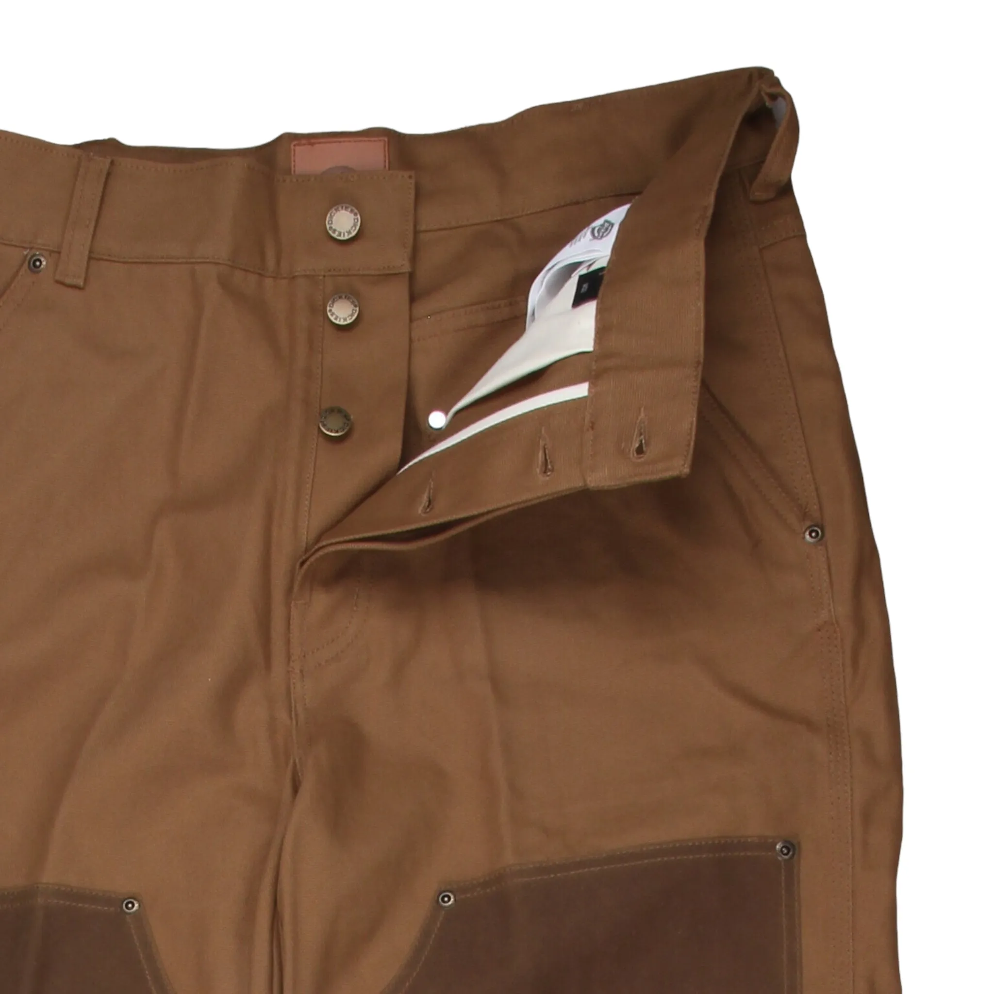 Dickies Lucas Waxed Double Knee Bukser I Brun